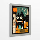Paisaje nocturno juguetón - Treechild | Cuadro decorativo de Canvas Lab