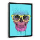 Calavera de arte pop con gafas - Balazs Solti | Cuadro decorativo de Canvas Lab