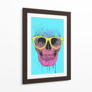 Calavera de arte pop con gafas - Balazs Solti | Cuadro decorativo de Canvas Lab