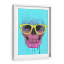Calavera de arte pop con gafas - Balazs Solti | Cuadro decorativo de Canvas Lab