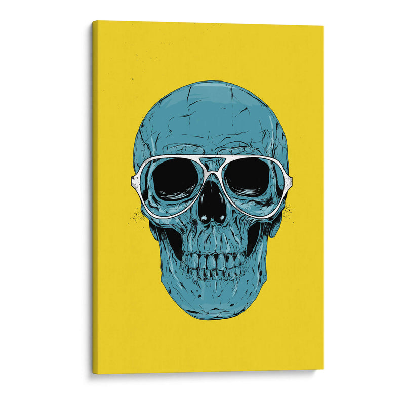 Cráneo azul - Balazs Solti | Cuadro decorativo de Canvas Lab