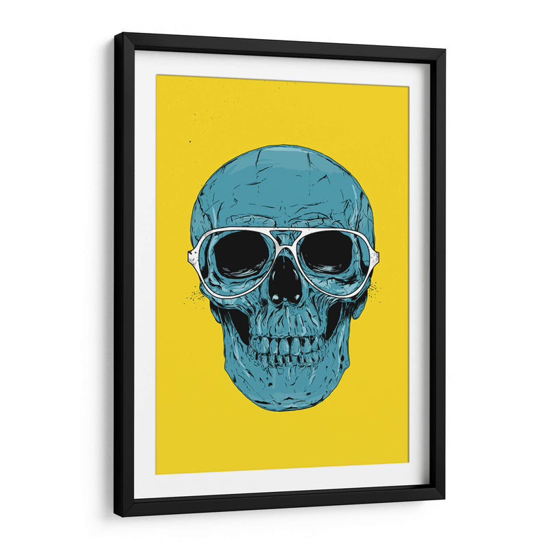 Cráneo azul - Balazs Solti | Cuadro decorativo de Canvas Lab