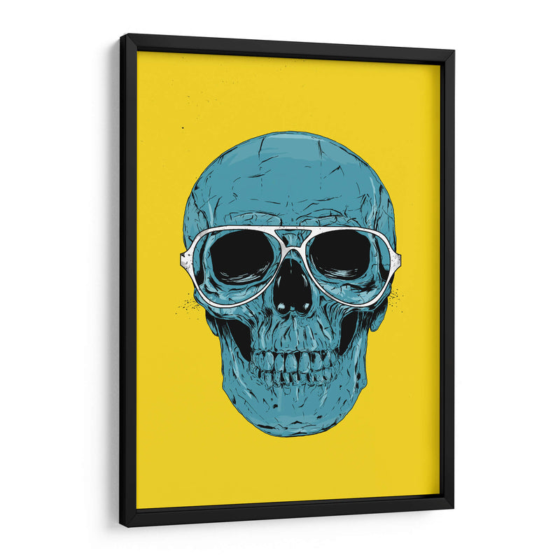 Cráneo azul - Balazs Solti | Cuadro decorativo de Canvas Lab