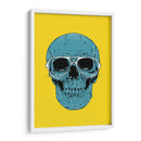 Cráneo azul - Balazs Solti | Cuadro decorativo de Canvas Lab