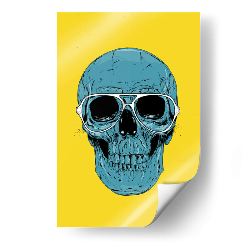 Cráneo azul - Balazs Solti | Cuadro decorativo de Canvas Lab