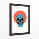 Cráneo azul II - Balazs Solti | Cuadro decorativo de Canvas Lab