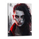 Cara de chica - Muh Asdar | Cuadro decorativo de Canvas Lab