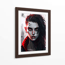 Cara de chica - Muh Asdar | Cuadro decorativo de Canvas Lab