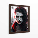 Cara de chica - Muh Asdar | Cuadro decorativo de Canvas Lab