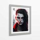 Cara de chica - Muh Asdar | Cuadro decorativo de Canvas Lab