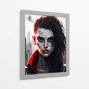 Cara de chica - Muh Asdar | Cuadro decorativo de Canvas Lab