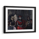 3 Catrinas y un perro sagrado - Ignacio Arcas | Cuadro decorativo de Canvas Lab