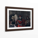 3 Catrinas y un perro sagrado - Ignacio Arcas | Cuadro decorativo de Canvas Lab