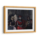 3 Catrinas y un perro sagrado - Ignacio Arcas | Cuadro decorativo de Canvas Lab