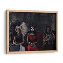 3 Catrinas y un perro sagrado - Ignacio Arcas | Cuadro decorativo de Canvas Lab
