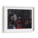 3 Catrinas y un perro sagrado - Ignacio Arcas | Cuadro decorativo de Canvas Lab