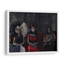 3 Catrinas y un perro sagrado - Ignacio Arcas | Cuadro decorativo de Canvas Lab