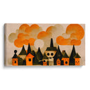 Vista espeluznante del pueblo - Treechild | Cuadro decorativo de Canvas Lab