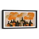 Vista espeluznante del pueblo - Treechild | Cuadro decorativo de Canvas Lab