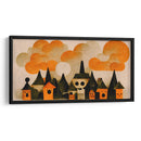 Vista espeluznante del pueblo - Treechild | Cuadro decorativo de Canvas Lab
