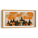 Vista espeluznante del pueblo - Treechild | Cuadro decorativo de Canvas Lab