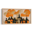Vista espeluznante del pueblo - Treechild | Cuadro decorativo de Canvas Lab