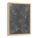 Mapa De Paris Grid Ii - Vision Studio | Cuadro decorativo de Canvas Lab