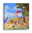 Baco y Ariadna Abstracto | Cuadro decorativo de Canvas Lab