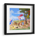 Baco y Ariadna Abstracto | Cuadro decorativo de Canvas Lab