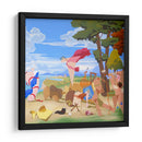 Baco y Ariadna Abstracto | Cuadro decorativo de Canvas Lab