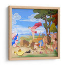 Baco y Ariadna Abstracto | Cuadro decorativo de Canvas Lab