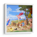 Baco y Ariadna Abstracto | Cuadro decorativo de Canvas Lab