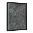 Mapa De Paris Grid Iii - Vision Studio | Cuadro decorativo de Canvas Lab