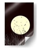 Resplandor de luna llena en la pradera - Nicholas | Cuadro decorativo de Canvas Lab