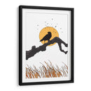 El cuervo y la luna llena - Nicholas | Cuadro decorativo de Canvas Lab