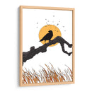 El cuervo y la luna llena - Nicholas | Cuadro decorativo de Canvas Lab