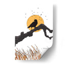 El cuervo y la luna llena - Nicholas | Cuadro decorativo de Canvas Lab