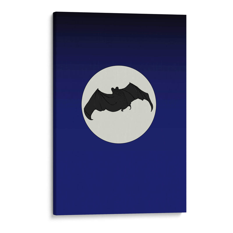 Murciélago silueteado volando - Nicholas | Cuadro decorativo de Canvas Lab