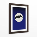 Murciélago silueteado volando I - Nicholas | Cuadro decorativo de Canvas Lab