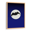 Murciélago silueteado volando - Nicholas | Cuadro decorativo de Canvas Lab