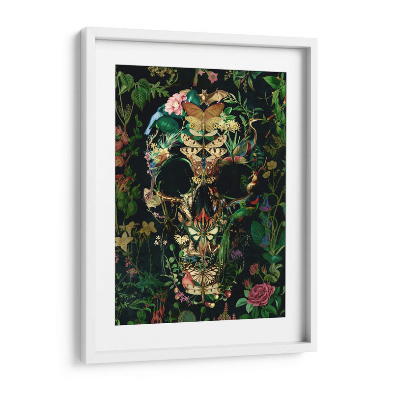 Cráneo de Papillon, vertical 3 - Ali Gulec | Cuadro decorativo de Canvas Lab