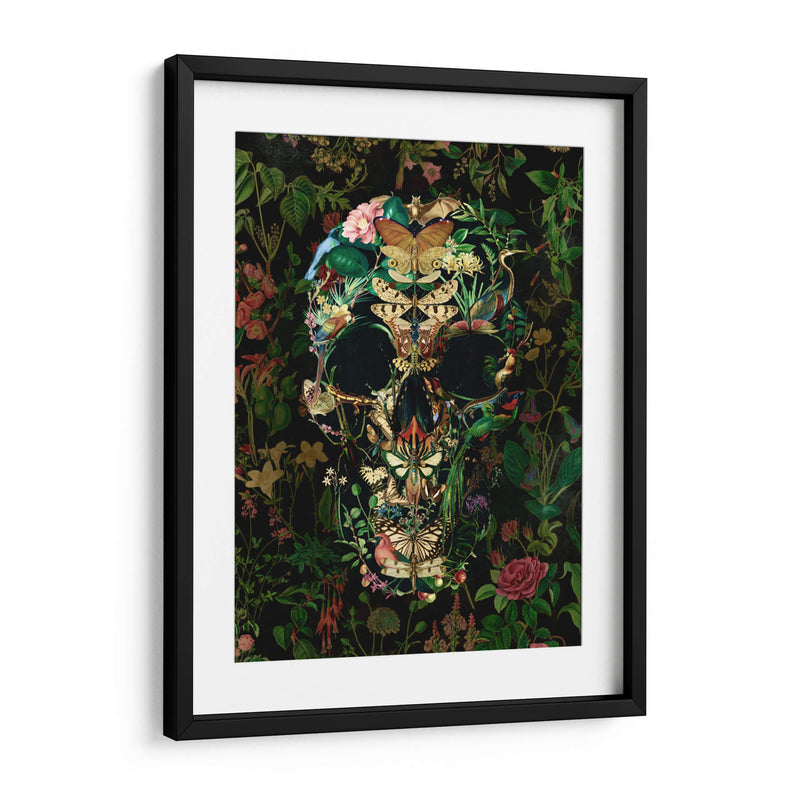 Cráneo de Papillon, vertical 2 - Ali Gulec | Cuadro decorativo de Canvas Lab