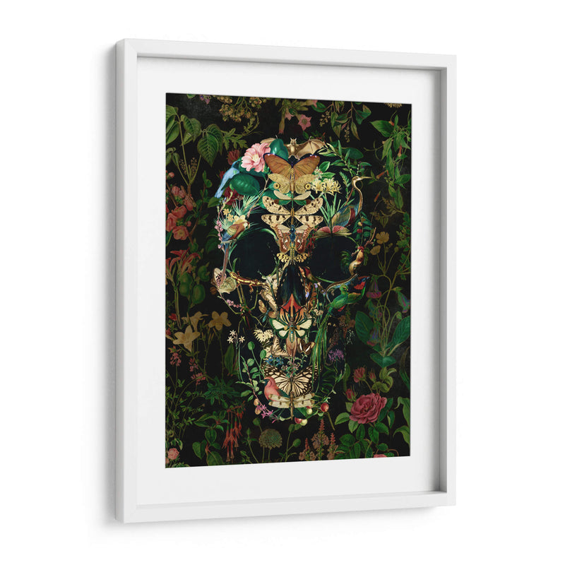 Cráneo de Papillon, vertical 2 - Ali Gulec | Cuadro decorativo de Canvas Lab
