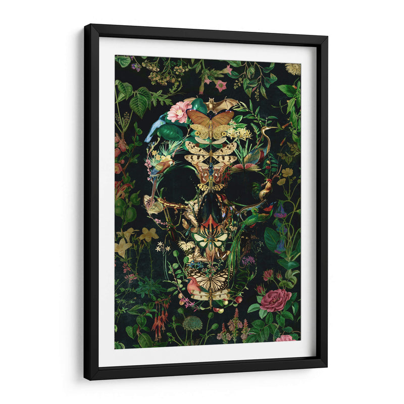 Cráneo de Papillon, vertical - Ali Gulec | Cuadro decorativo de Canvas Lab