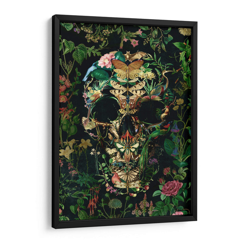 Cráneo de Papillon, vertical - Ali Gulec | Cuadro decorativo de Canvas Lab