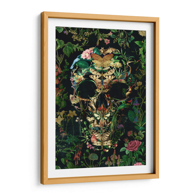 Cráneo de Papillon, vertical - Ali Gulec | Cuadro decorativo de Canvas Lab