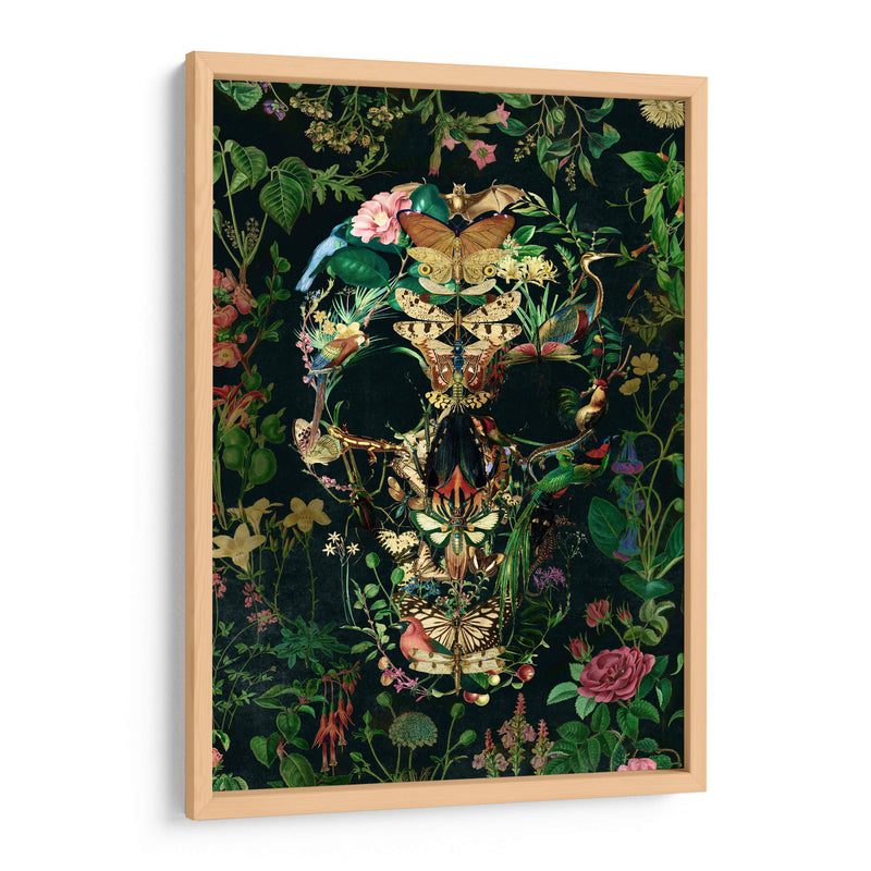 Cráneo de Papillon, vertical - Ali Gulec | Cuadro decorativo de Canvas Lab
