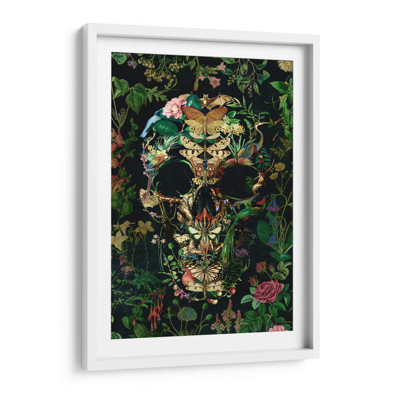 Cráneo de Papillon, vertical - Ali Gulec | Cuadro decorativo de Canvas Lab
