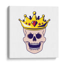 Cráneo coronado - Marika Barsrsind | Cuadro decorativo de Canvas Lab