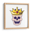 Cráneo coronado - Marika Barsrsind | Cuadro decorativo de Canvas Lab